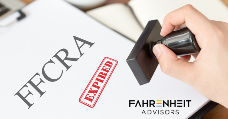 FFCRA Expiration | Human Capital | Fahrenheit Advisors