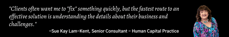 Sue Kay Lam-Kent | Human Capital | Fahrenheit Advisors