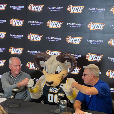 VCU’s Rodney the Ram Brings Confidence to the Fahrenheit Team & Their Clients