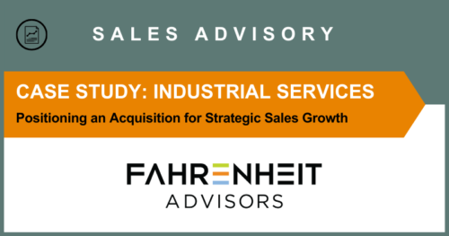 CASE STUDY: Sales Revitalization Project Yields 5 Times ROI For PE-Owned Industrial Services Company