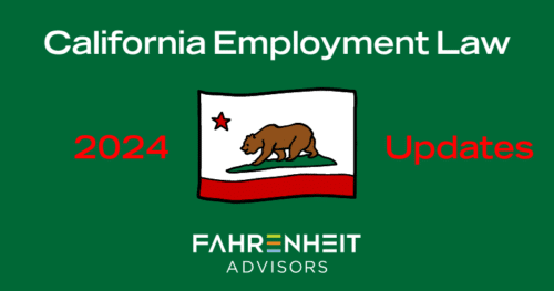 New California Employment Law Updates for 2024