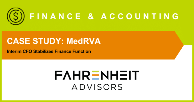 Finance & Accounting | MedRVA | Case Study Banner