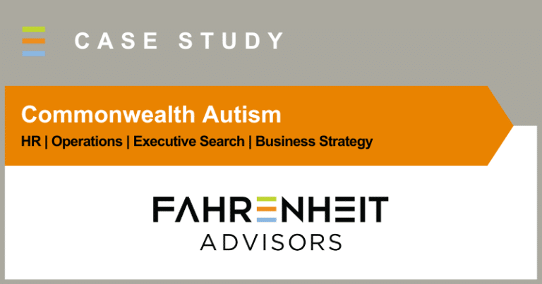 Commonwealth Autism | HC Advisory Search | Fahrenheit Advisors